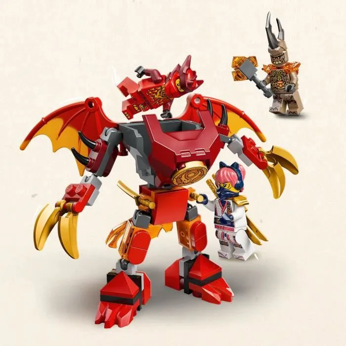 Lego Ninjago 71851 Pack de Combat Robot Dragon de Kai - Jouet de Construction 6 ans - Série TV Saison 4 Le soulèvement des dragons Lego Ninjago 71851 Pack de Combat Robot Dragon de Kai - Jouet de Construction 6 ans - Série TV Saison 4 Le soulèvement des dragons