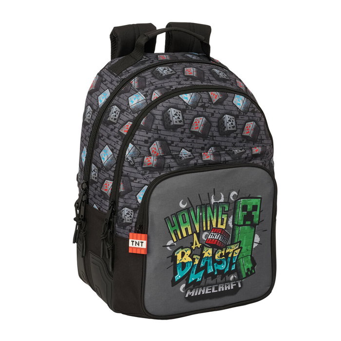 Safta Sac à dos graffiti Minecraft adaptable