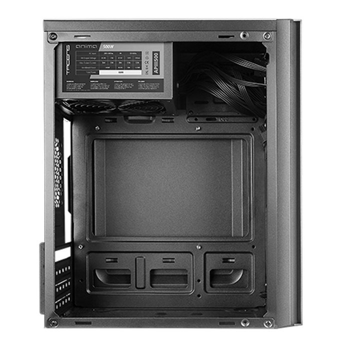 Tacens AC6500 Boîtier Micro-ATX pour PC avec Alimentation 500W USB 3.0 Noir