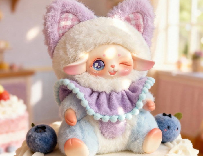 Shenzhen Mabell Animation Development Pack de 6 boîtes mystères de figurines Sally Sweet Dream House Series 15 cm