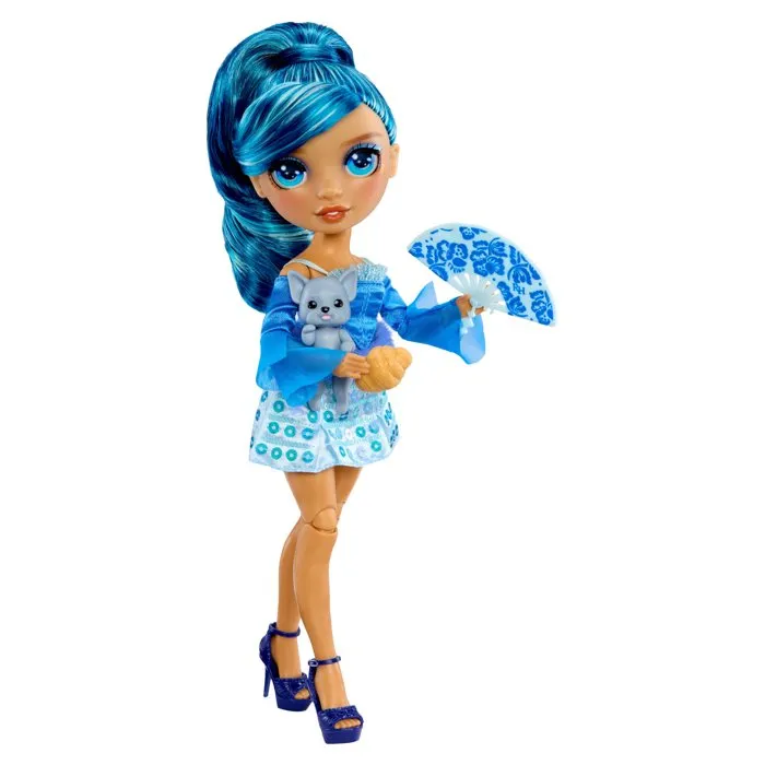 Rainbow High Pretty in Paris - Skyler - Poupée Mannequin Bleu Rainbow High Pretty in Paris - Skyler - Poupée Mannequin Bleu