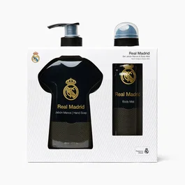 Real Madrid Set de soins avec savon liquide et spray parfumé
