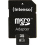 Intenso microSDHC 8 Go Classe 10 avec adaptateur