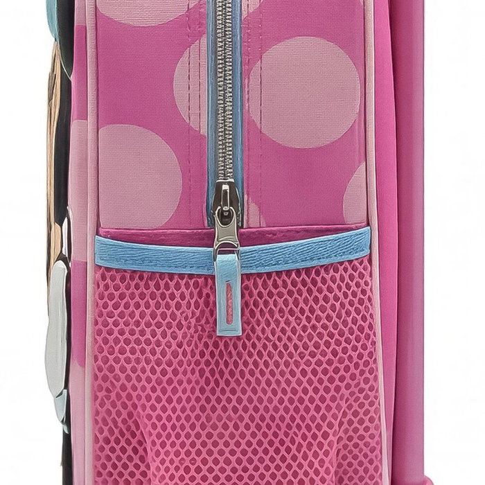Cerdá Sac à dos trolley enfant Minnie 3D Disney Rose