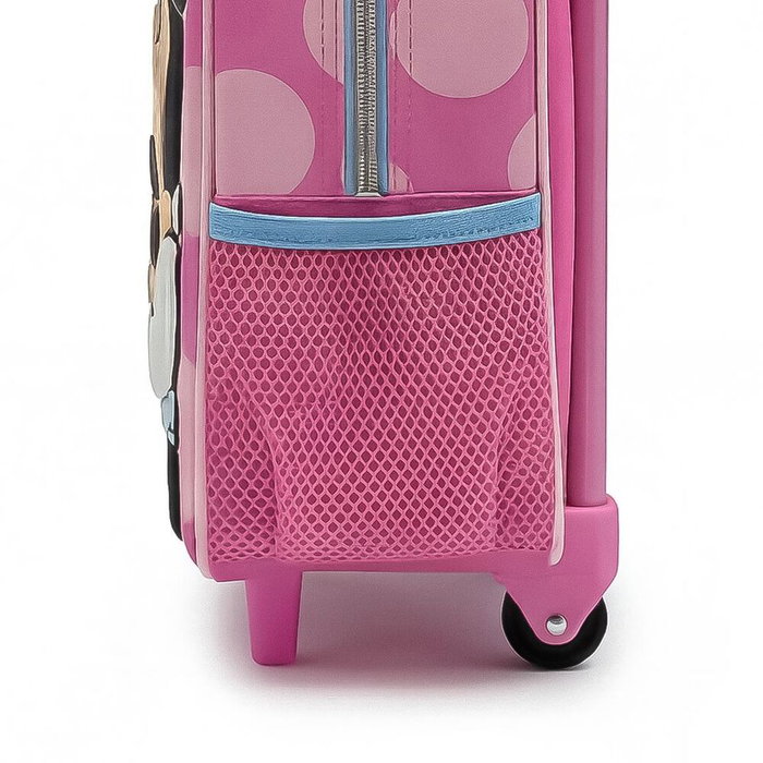 Cerdá Sac à dos trolley enfant Minnie 3D Disney Rose