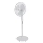 Oceanic Ventilateur de pied 44 cm, 45 W, 3 vitesses, oscillant et inclinable, avec télécommande, minuterie et réglable en hauteur, blanc