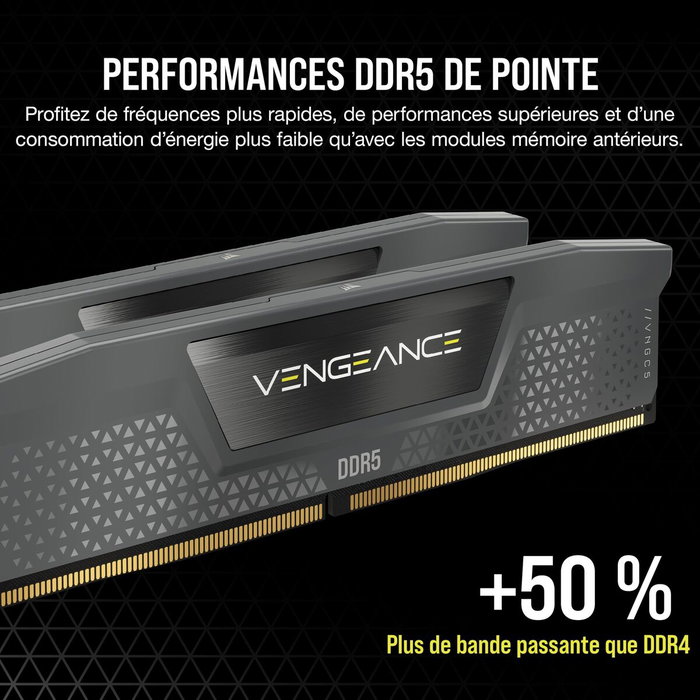 Mémoire RAM Corsair CMK32GX5M2B6400Z36 16 GB DDR5 5600 MHz 6400 MHz