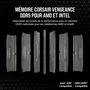 Corsair Vengeance DDR5 32 Go (2 x 16 Go) 6400 MT/s CL36 - Gris