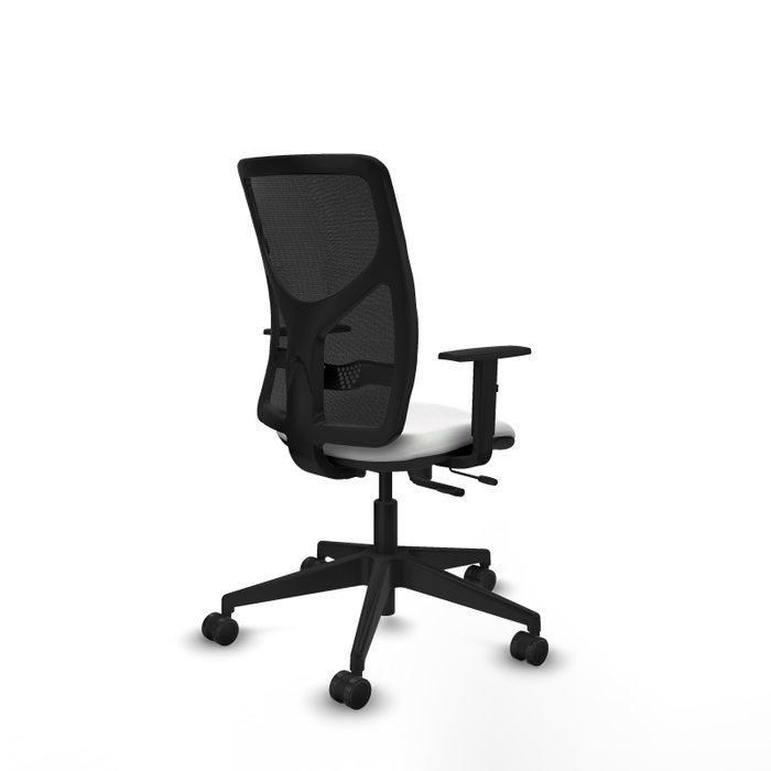 PIQUERAS Y CRESPO Chaise Motilla Synchrone/Traslack Blanc/Noir PIQUERAS Y CRESPO Chaise Motilla Synchrone/Traslack Blanc/Noir