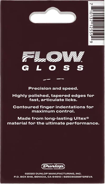 Dunlop Pack de 3 Médiators Flow Gloss - 2.00 mm Ultex