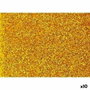 Fama Feuille de Mousse Doré à Paillettes 20 x 30 cm (10 Unités)