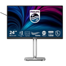 Philips 24B2U4301 Moniteur LED 24 pouces Full HD IPS 120Hz Argent et charbon