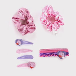 Cerdá Accessoires pour les Cheveux Peppa Pig Rose 10 Pièces