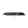 WOLFPACK LINEA PROFESIONAL Lames de scie sabre métal 152mm - 18T (Lot de 5)