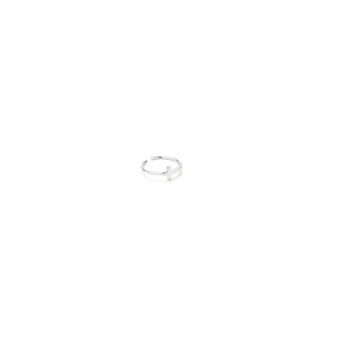 Radiant Anillo Cruz Silver BASICS Taille 53