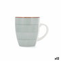Quid Mug Vita Morning en céramique, 35 cL, finition brillante, 12 unités