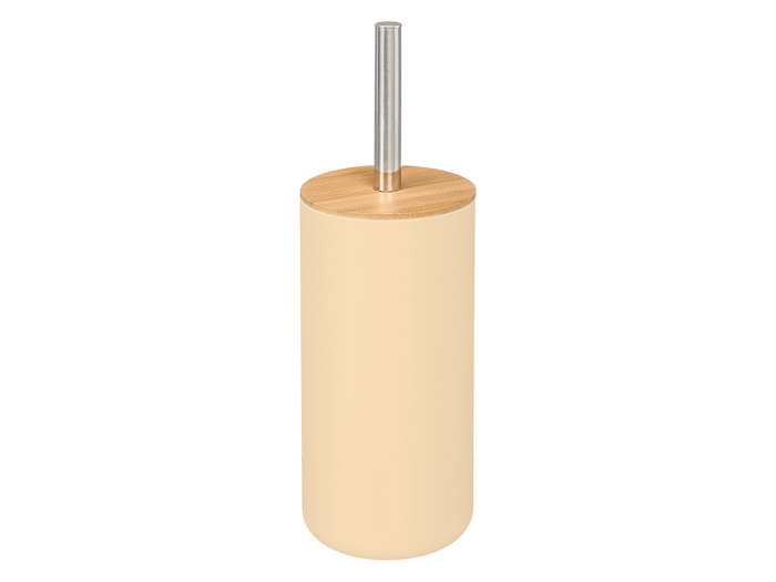Berilo Escobillero Plastique et Bambou Beige 9x36x9 cm (Set de 12)
