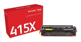 Xerox W2032X Toner Everyday Jaune grande capacité compatible avec imprimante HP 415X - Cartouche d'encre de qualité pour impression professionnelle