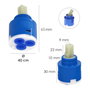 WOLFPACK LINEA PROFESIONAL Cartouche de rechange robinet 40 mm