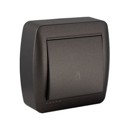 Solera Pulsateur mural lumineux 10A 250V~ Série Mural - Gris graphite