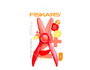 Fiskars Tijeras para niños 2+ principiantes Rojas