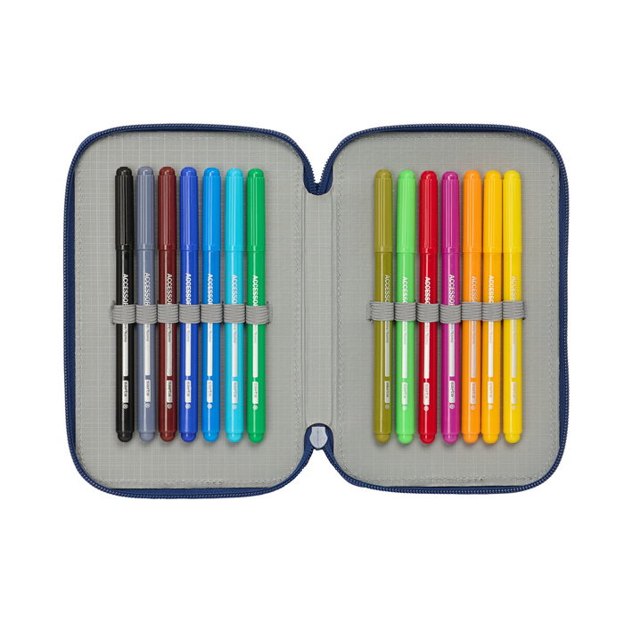 Fourre-tout Super Mario Mamma mia Rouge Blue marine 12,5 x 19,5 x 5,5 cm 37 Pièces