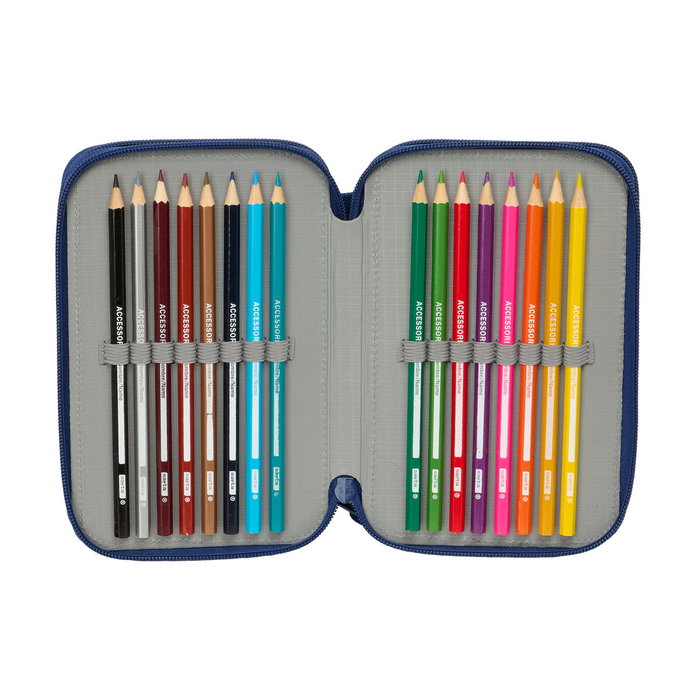 Fourre-tout Super Mario Mamma mia Rouge Blue marine 12,5 x 19,5 x 5,5 cm 37 Pièces