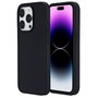 eSTUFF Coque iPhone 15 Pro INFINITE RIGA Silicone - Noir - 93% matériaux recyclés - Protection antichocs jusqu'à 1,2 m