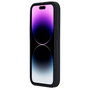 eSTUFF Coque iPhone 15 Pro INFINITE RIGA Silicone - Noir - 93% matériaux recyclés - Protection antichocs jusqu'à 1,2 m