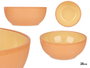 La Dehesa Bowl en terre cuite 20 cm jaune, compatible micro-ondes et lave-vaisselle (Set de 8)