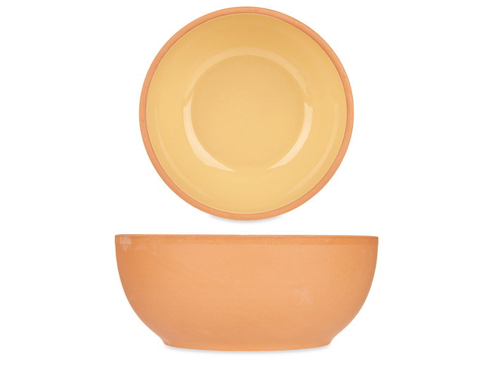 La Dehesa Bowl en terre cuite 20 cm jaune, compatible micro-ondes et lave-vaisselle (Set de 8) La Dehesa Bowl en terre cuite 20 cm jaune, compatible micro-ondes et lave-vaisselle (Set de 8)