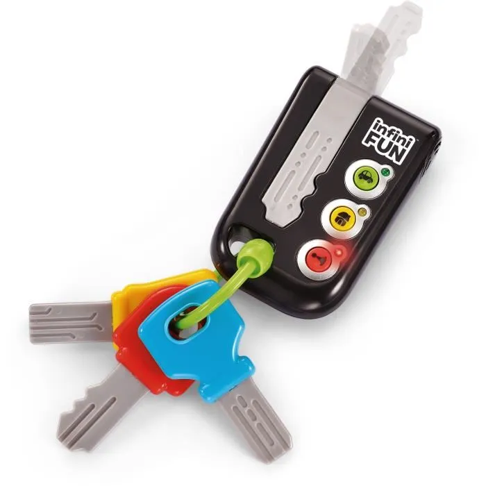 KD Mon Duo Smartphone et Clés Jouet Bébé - Apprentissage des Animaux, Chiffres et Couleurs - Jouet Éducatif et Imitation