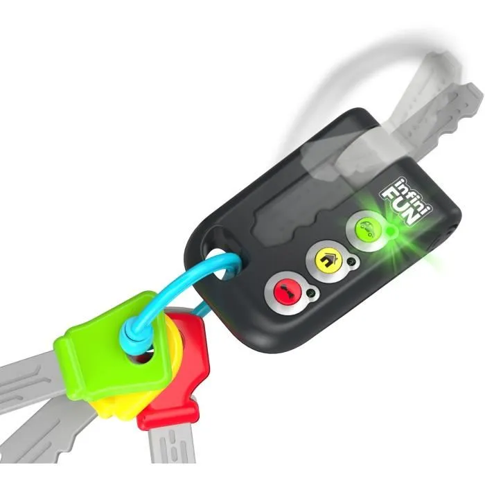 KD Mon Duo Smartphone et Clés Jouet Bébé - Apprentissage des Animaux, Chiffres et Couleurs - Jouet Éducatif et Imitation