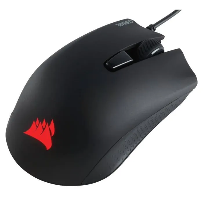 CORSAIR Souris Gamer Optique HARPOON RGB PRO FPS/MOBA - Rétroéclairé RGB LED - 12000 DPI - Noir (CH-9301111-EU)