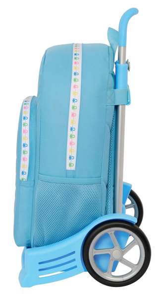 Safta Benetton Moch 876+Carro Evolution "Spring" Valise à roulettes pour enfant - 30 x 46 x 14 cm