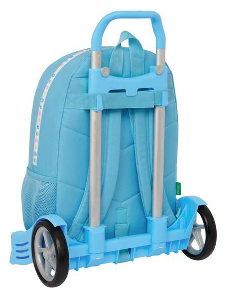 Safta Benetton Moch 876+Carro Evolution "Spring" Valise à roulettes pour enfant - 30 x 46 x 14 cm