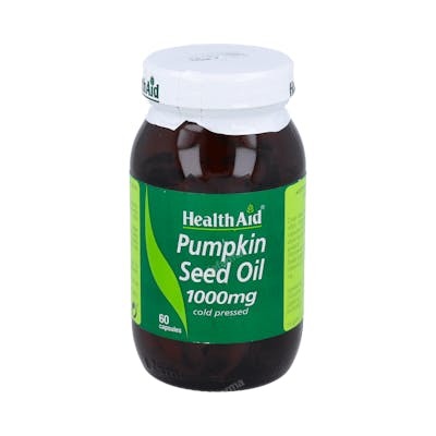 HEALTHAID Huile de graines de courge 1 000 mg, 60 capsules HEALTHAID Huile de graines de courge 1 000 mg, 60 capsules