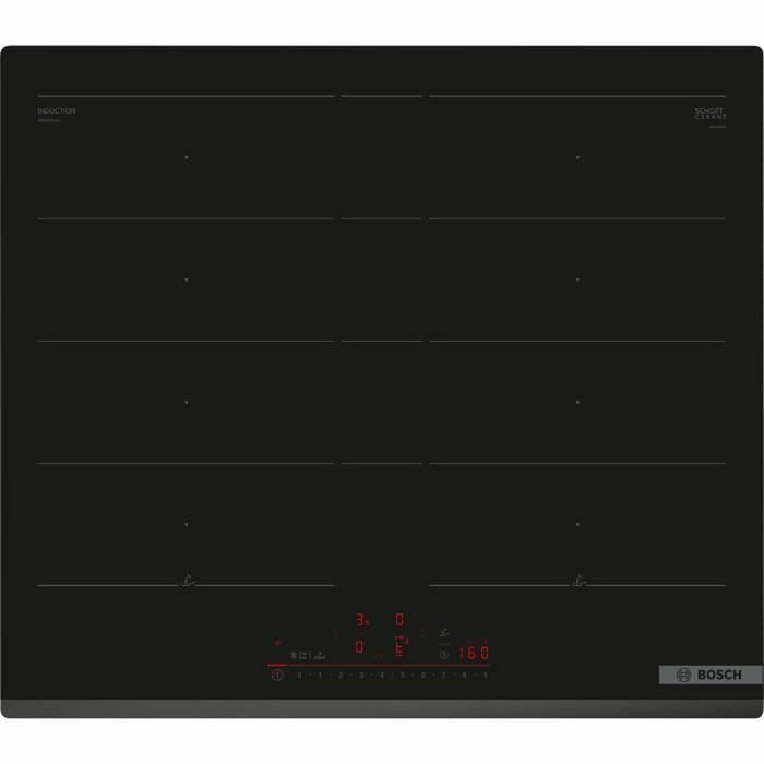 Bosch PXY63KHC1E Table à induction SER6 60cm Noir Bosch PXY63KHC1E Table à induction SER6 60cm Noir