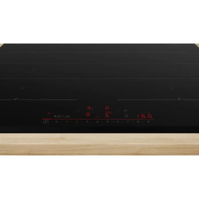 Bosch Table de cuisson à induction 60 cm Noir SER6 PXY63KHC1E - 4 foyers, Home Connect
