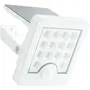 Brilliant Luton - Applique extérieure murale LED avec capteur solaire et détecteur de mouvement, 4W 540lm blanc 4000K, plastique et métal