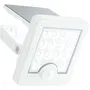 Brilliant Luton - Applique extérieure murale LED avec capteur solaire et détecteur de mouvement, 4W 540lm blanc 4000K, plastique et métal