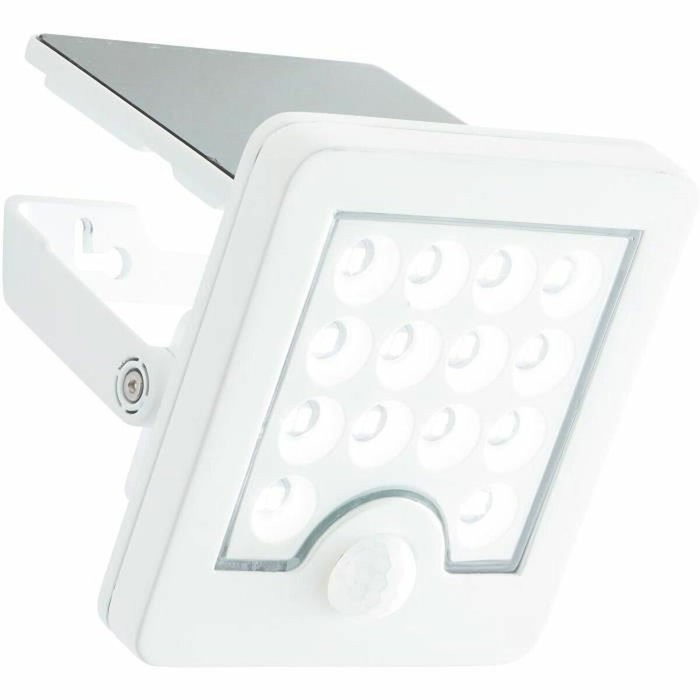 Brilliant LUTON Applique extérieure LED et solaire avec détecteur de mouvement, blanc Brilliant LUTON Applique extérieure LED et solaire avec détecteur de mouvement, blanc