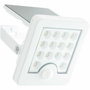 Brilliant LUTON Applique extérieure LED et solaire avec détecteur de mouvement, blanc