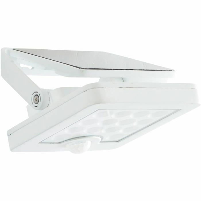 Brilliant LUTON Applique extérieure LED et solaire avec détecteur de mouvement, blanc Brilliant LUTON Applique extérieure LED et solaire avec détecteur de mouvement, blanc