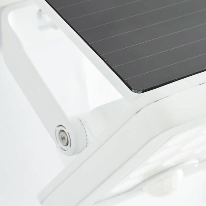 Brilliant LUTON Applique extérieure LED et solaire avec détecteur de mouvement, blanc Brilliant LUTON Applique extérieure LED et solaire avec détecteur de mouvement, blanc