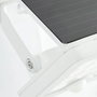 Brilliant LUTON Applique extérieure LED et solaire avec détecteur de mouvement, blanc