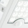 Brilliant LUTON Applique extérieure LED et solaire avec détecteur de mouvement, blanc