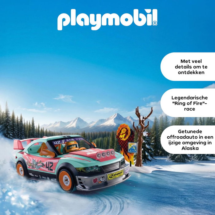 Playmobil Voiture de Rallye de Tuning Tout-Terrain 72062 Playmobil Voiture de Rallye de Tuning Tout-Terrain 72062