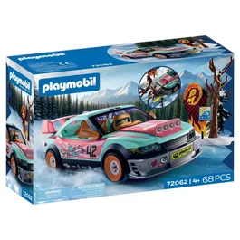 Playmobil 72062 Voiture de course - Design dynamique japonais avec décorations typiques, pour courses internationales et défis spectaculaires