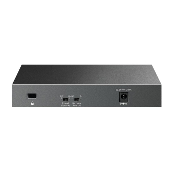 TP-Link LS106LP Switch 6 ports 10/100 Mbps avec 4 ports PoE 41 W, Plug and Play, silencieux, montage mural